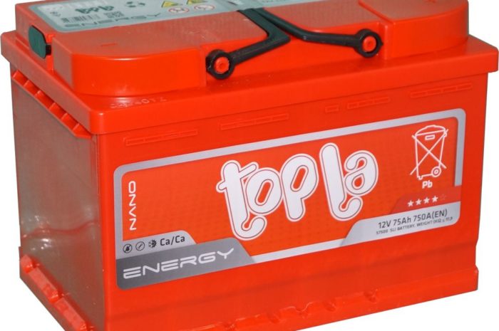 Аккумуляторная батарея TOPLA ENERGY 75 Ah  (E12)